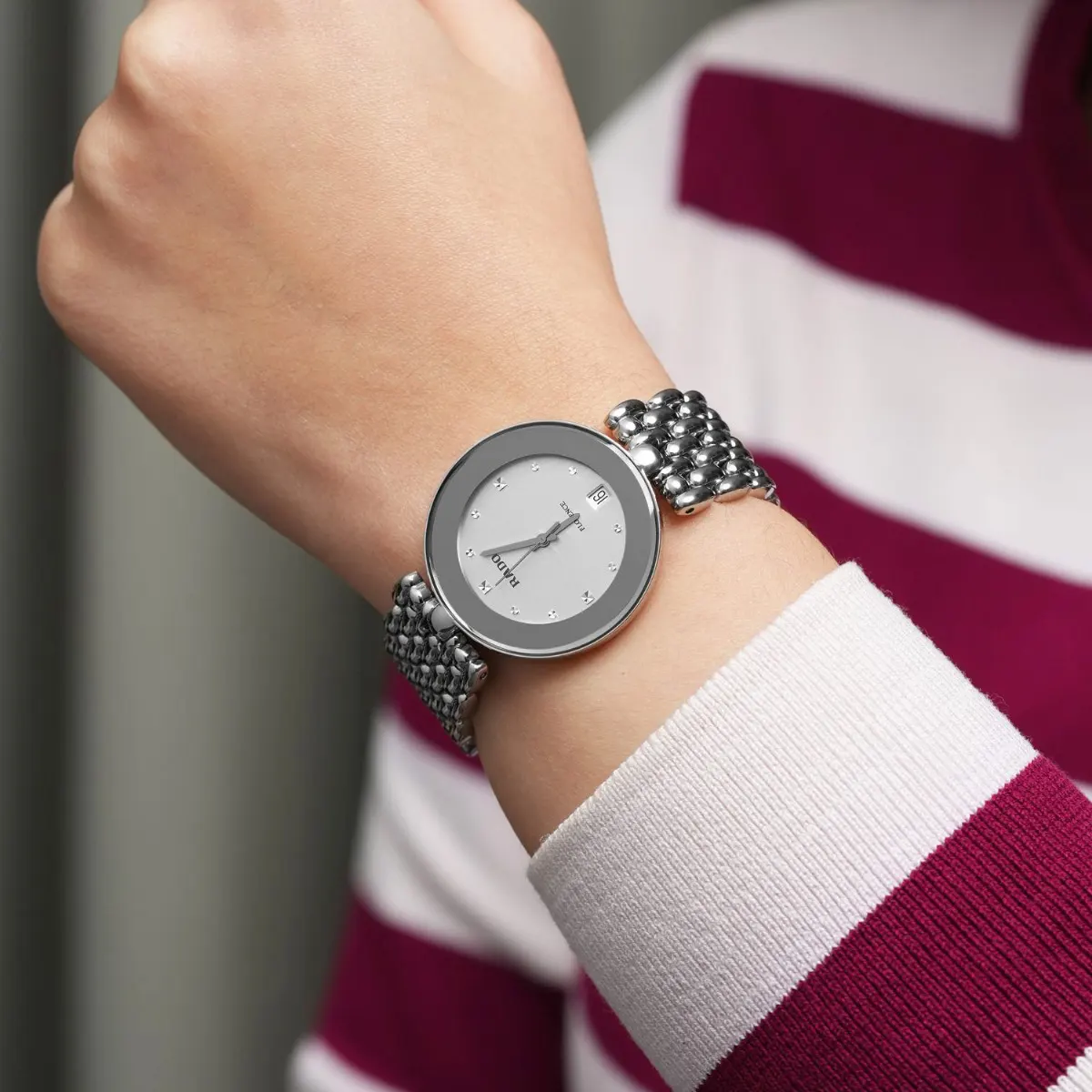 Rado Florence Swiss Quartz Silver Dial Men's Watch- R48742103